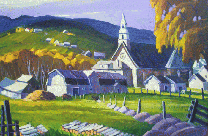 La ferme près de l’église
